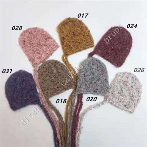 Newborn Photography Props, Handmade Knitted Hat Photography Background Hat