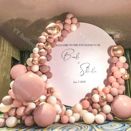 DIY Paste SKIN Rose Gold Party Decoration Balloons Garland Arch Kit Metallic 4D Gold Ballon Baby Shower Decorations Backdrop