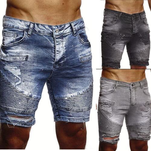 Mens Shorts New Fashion Leisure Men Short Jeans Brand Clothing Summer Shorts Men Jeans Short Mens Fitness Jean Shorts
