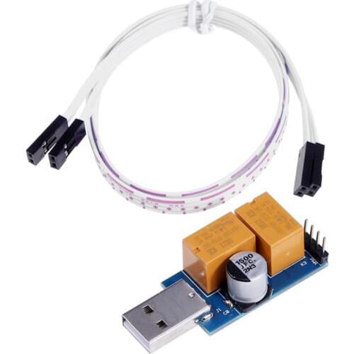 USB WatchDog Card Double Relay 24H Blue Screen Unattended Automatic Restart For 24H PC Server Computer Gaming Mining Miner