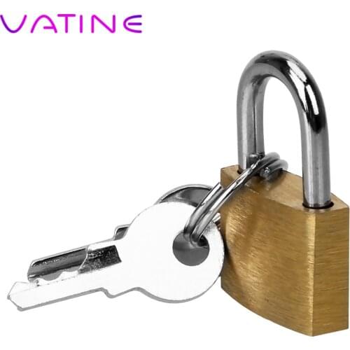 VATINE Small Copper Lock Chastity Lock Sex Toys for Couples Adult Games SM Bondage Sex Products