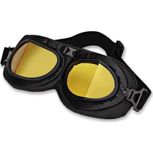 Cycling Outdoor Scooter Motorcycle Helmet Glasses Goggles Classic UV Protection Retro Motorbike Glasses Moto