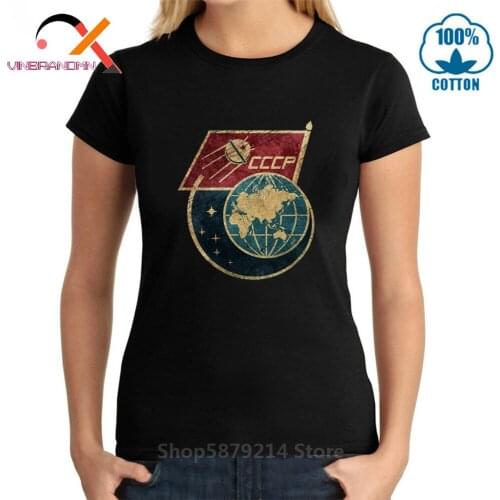 Vintage Russia CCCP Yuri Gagarin T Shirts Masculina Soviet HERO cosmonaut T-shirt Leisure Retro Hipster Tees For girl Gift fit