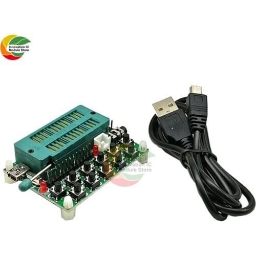 Ziqqucu WT588D USB Audio Voice Programmer Downloader Voice Chip WT588D-16P 28p with Mini USB Cable