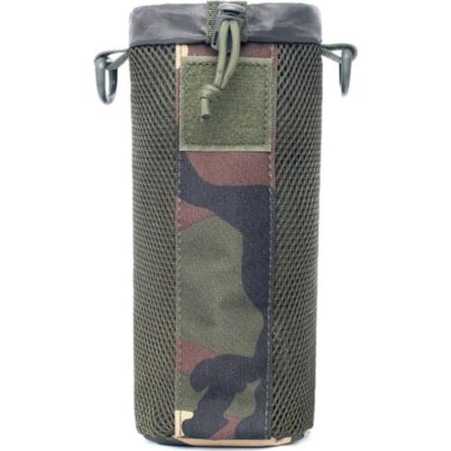 0.5L 1050D Nylon Outdoor Trave Tactical Molle Water Bottle Pouch Bag Military Canteen Cover Holsterl Kettle Bag