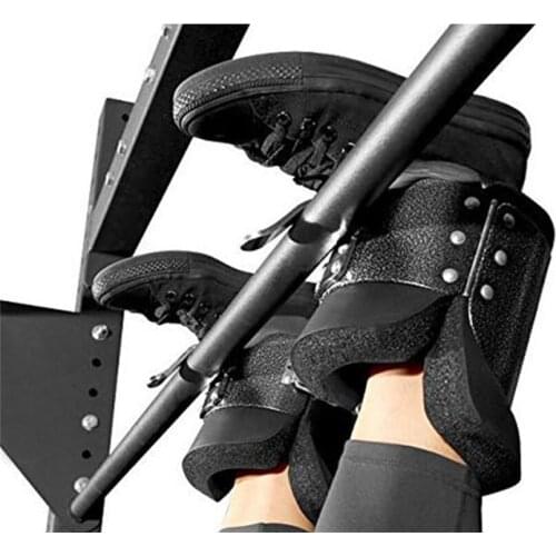 1 Pair Anti Gravity Inversion Boots Therapy Spine for Pull-up Abdomen Muscle Training Leg Hook Hanging Fitness Handstand Shoes