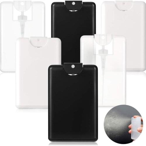 1Pcs Card Shape Spray Bottle Perfume Spray Refillable Empty Bottle Flat Hotsale 2021 Mist Type Fine Atomizer 20ml