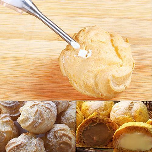 1Pc Stainless Steel Nozzle Cake Cream Puff Decor Small Pastry Icing Piping Tool Kitchen,Dining & Bar