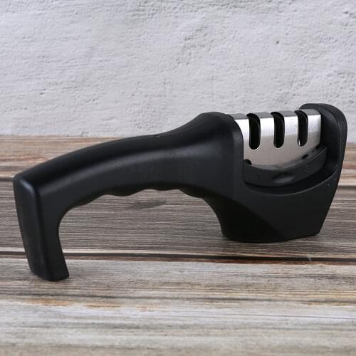 3 in 1 Knife Sharpener Kitchen Knives Grinder Diamond Ceramic Stone Professional New 4 Stages Sharpener Tools For Scissors Knife