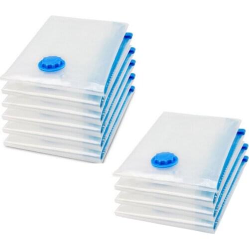 30 Pcs Home Durable Vacuum Storage Bags For Clothes Pillows Bedding Blanket More Space Save Compression Travel Bag Seal Zipper