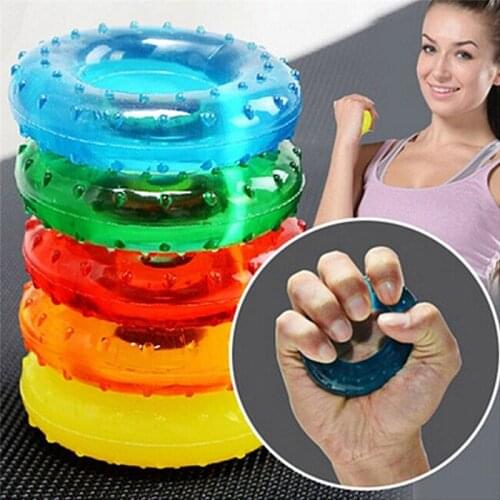 50KG Strength Hand Grip Muscle Power Training Rubber Easy Carrier Hand Grips Fitness Rubber Ring Exerciser Expander Gripper