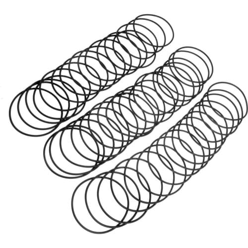 50 Pcs Industrial Flexible Rubber O Ring Seal Washer 70mm x 2.4mm