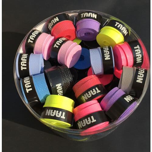 10 pcs White color TAAN TW750 Punch grips Tennis Rackets overgrips,sticky feel tennis overgrips, Badminton racket Grip