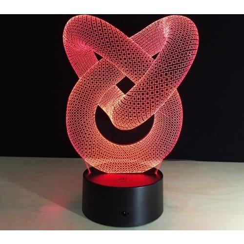 Abstract Strange new lamp 3D Night Light LED acrylic is stereo 3 d light 5V USB Decorative Table Lamp Indoor decoration