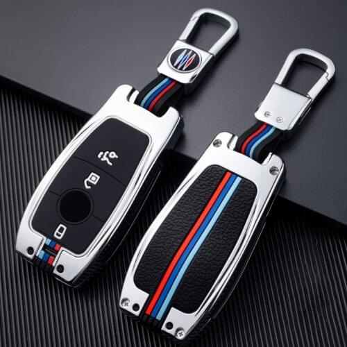 Galvanized Alloy Car Key Case Cover For Mercedes Benz A C S G GLS E Class W205 W213 E200 E260 E300 E320 AMG W177 Accessories