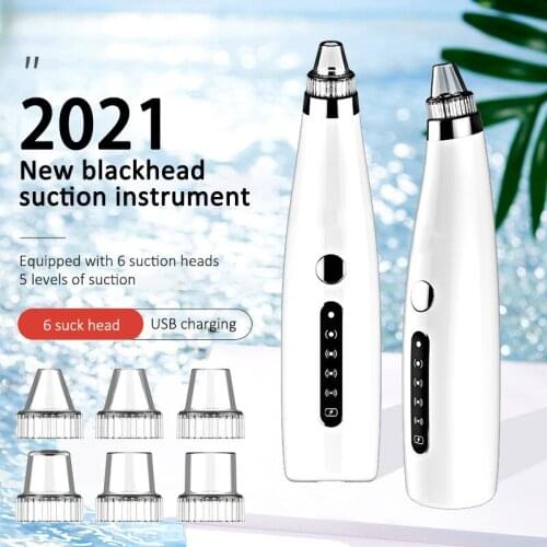 Youmay Blackhead Remover Electric Black Point Vacuum Cleaner Acne Pimple Removal Facial T Zone Skin Clean Whitening Beauty Tool
