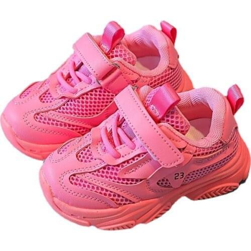 Hot Childrens Toddler Shoes Kids Scarpe Da Ginnastica Fall 2021 New Boys And Girls Mesh Lightweight Sneakers