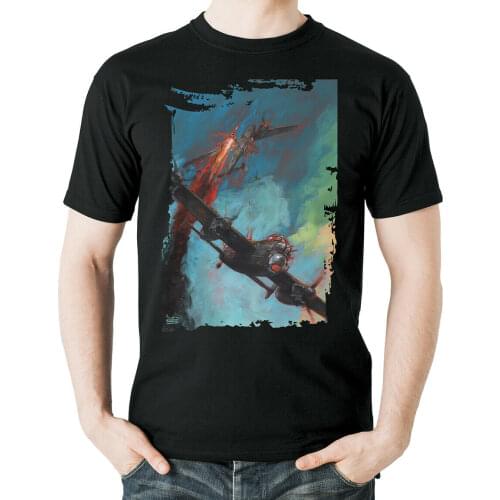 Lancaster - Holds Her Own. Royal Air Force Bomber T Shirt. Aviation Themed Summer Cotton Short Sleeve O-Neck Mens T Shirt New