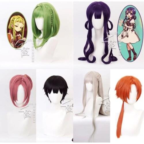 Anime Toilet-bound Hanako-kun Cosplay Wigs Yahiro Mitsuba Tsukasa Sakura Akane Aoi Wig Short Long Hair Halloween Cos 1:1 Wigs