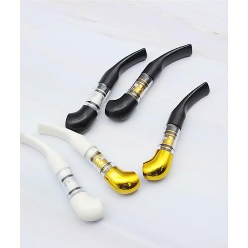 Recycle Cleanable Cigarette Filter 10Pcs Portable Food Grade Resin Mouthpiece Filtration for Ordinary Cigarette Smoking Supply