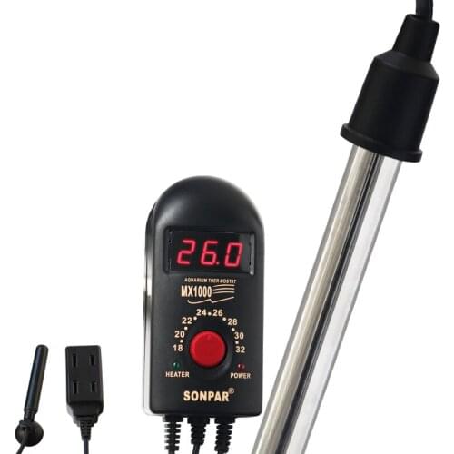 Family fish tank intelligent temperature control equipment.Adjustable thermostatic controller.Aquarium fish tank heater