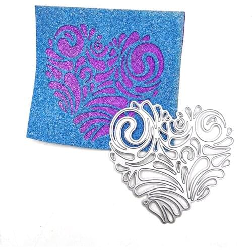 Julyarts Heart Die Cutting Scrapbooking New Card Making Supplies Carbon Steel Metal Cutting Dies Scrapbooking Decorative
