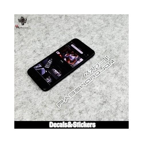 NO.L051 PASS WORD JDM 3M Reflective Stickers MOTO GP Car Sticker Waterproof Decals Racing Motorcycle