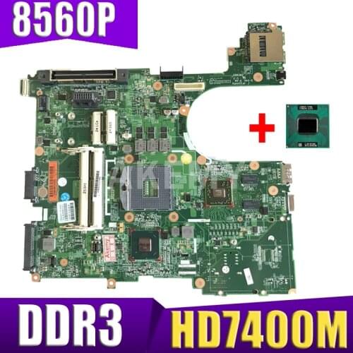 XinKaidi 684323-001 MAIN BOARD For HP Elitebook 8560P Laptop Motherboard QM67 DDR3 HD7400M Video Card