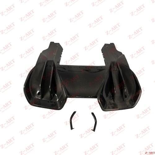 Z-ART R carbon fiber rear diffuser for Mclaren 12C carbon fiber rear lip for MP4-12C carbon fiber rear chin for Mclaren 12C lip
