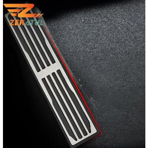 Zeratul Auto for Land Rover Discovery Range Rover Evoque for Jaguar XFL FTYPE F-TYPE XJ XF XE F-PACE FPACE 1Pcs Rest Pedal Cover