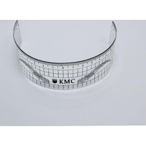 10Pcs/lot Eyebrow Tattoo Shaping Stencil Brow Ruler KMC Permanent Makeup Eyebrow Ruler Cosmetic Shaping Tool For Beginers