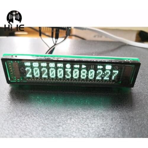 12-Bit Lattice VFD Module Screen Panel Graphical Lattice Fluorescent Display With Font Board SPI interface