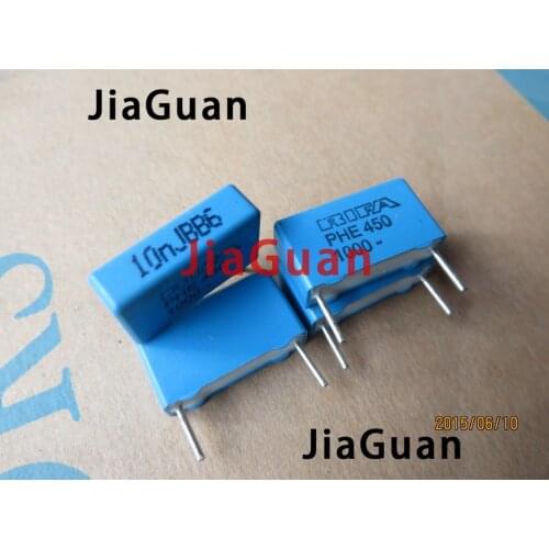 20PCS KEMET PHE450PB5100J RIFA PHE450 0.01uF/1000V P15MM MKP 103/1000V audio blue film Capacitor 450 1KV 10NF 103