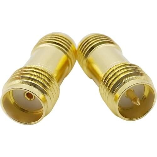 20pcs RP SMA Female to SMA Female RF Coaxial Switch Adapter Jack Plug Coax Cable Coupler Straight Connector
