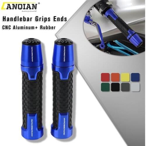 22MM Motorcycle Accessories CNC Aluminum Handlebar Grips Handle Bar Cap End Plug For Honda CB599 CB600F CB919 CB900F Hornet 250