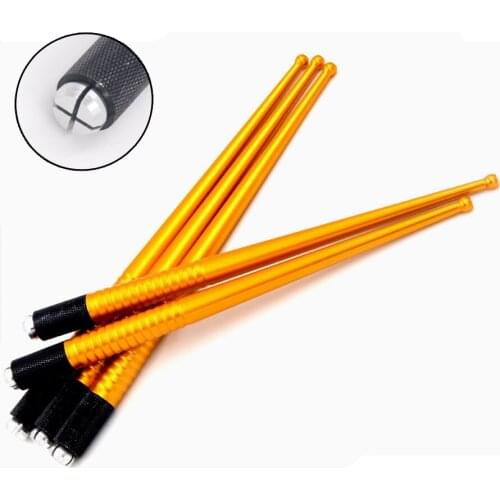 5pcs gold permanent manual pen eyebrow tattoo microblading pen tools for eyebrow beauty