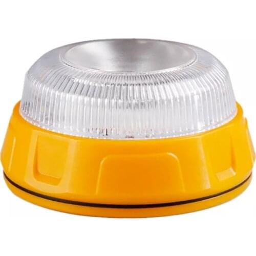 V16 LED Emergency Strobe Light Help Flash Magnetic Base Roadside Traffic Safety Warning Light Car Beacon Lamps Outdoor Camping