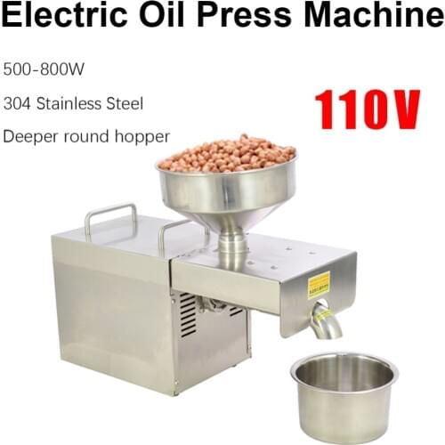 Commercial Stainless Steel Automatic Oil Press Machine Factory Outlet