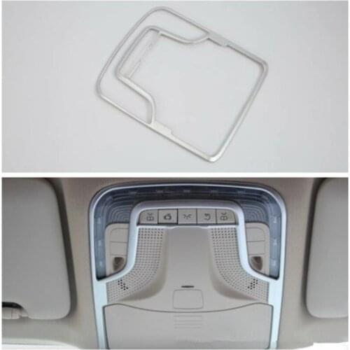 Car Front Reading Light Frame Cover Decal Trim Sticker ABS Fit For Mercedes Benz VITO 2017 Car Styling