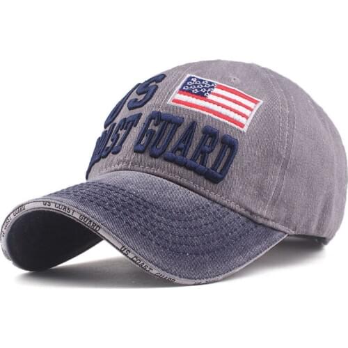 New Brim With Sandwich Baseball Cap Coast Guard Snapback Hats Autumn Summer Hat for Men Women Caps Hats Embroidery Cap