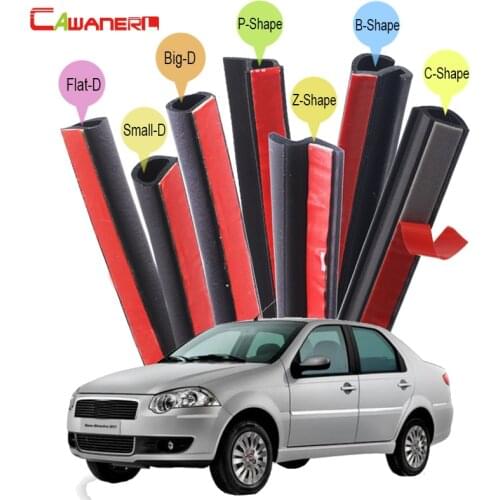 Cawanerl Rubber Car Seal Sealing Strip Kit Seal Edge Trim Weatherstrip For Fiat Perla Palio Weekend Siena Albea Idea