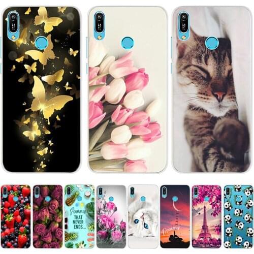 For Huawei Y6 2019 Case Huawei Y6 2019 Silicone Cover Soft Phone Case For Huawei Y6 2019 MRD-LX1 MRD-LX1F Y6 Prime Pro 2019 Case
