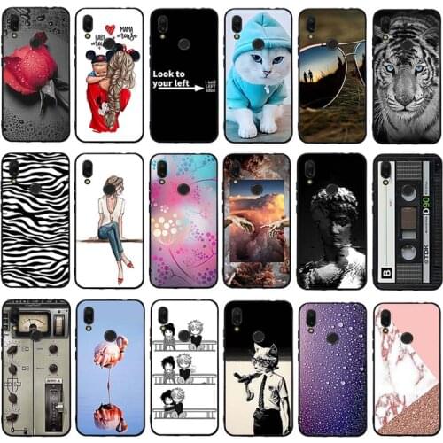 For Redmi 7 Redmi7 Phone Case Soft TPU Silicone Case For Xiaomi Redmi 7 Redmi7 Cover Girls Capa For Redmi 7 Redmi7 Shell Coque