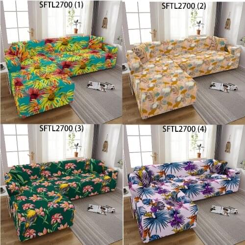 New Color printing sofa cover l shape 3 seater sofa cover Plaid on the sofa large sofas sofas for living room Big sofa big sofas