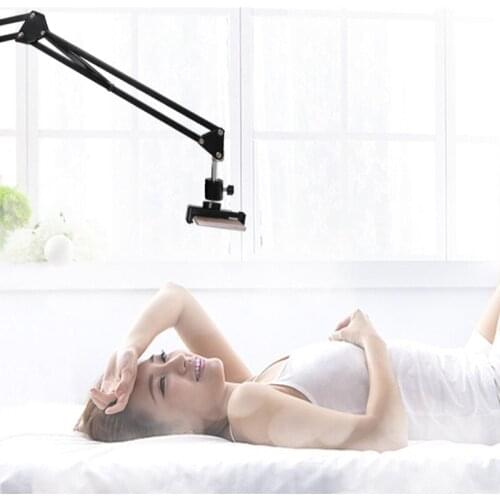 Tablet Phone Bracket Clip Bracket Suspension Arm Stand Clip Holder Table Mounting Clamp Pop Kits for Live Show Shooting Video