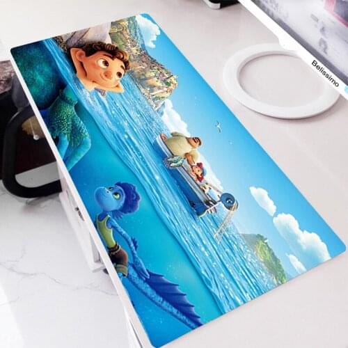 Mouse Gamer Pad Gaming Accessories Mause Anime Mat Cute Mousepad For Pc Complete Mats Table Pads With Backlight Desk Kawaii Luca