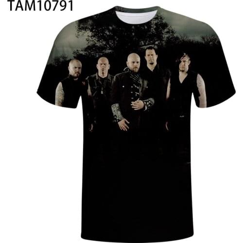 Demon Hunter Band111 Horror Cats Eye Movie 3D Printing Mens and Womens Comfortable Breathable Sweat-Absorbent T-Shirt