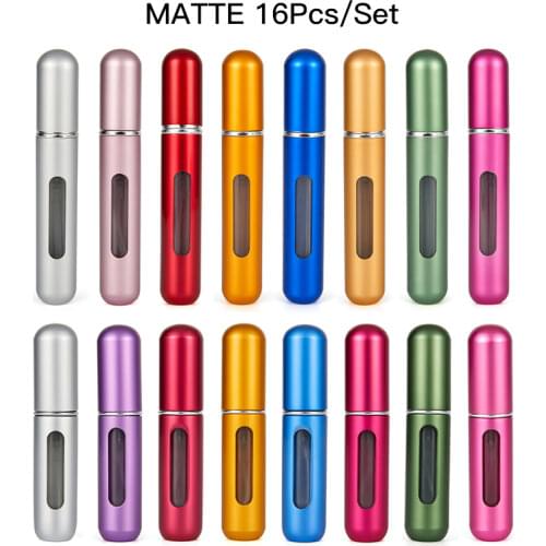 Perfume bottle set 8ml 5ml Portable Mini Refillable Bottle With Spray Scent Pump Empty Cosmetic Containers Spray Atomizer Bottle