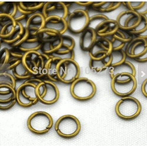 New Arriver 100PCS Of Antique Bronze Jump Rings 6MM 18 Gauge 10g - DIY Accessory Jewelry Making