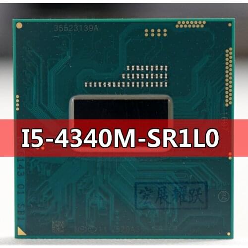 Intel Core I5-4340M SR1L0 Processor i5 4340M notebook Laptop CPU Socket G3 rPGA946B Suitable for HM86/HM87 chipset laptop